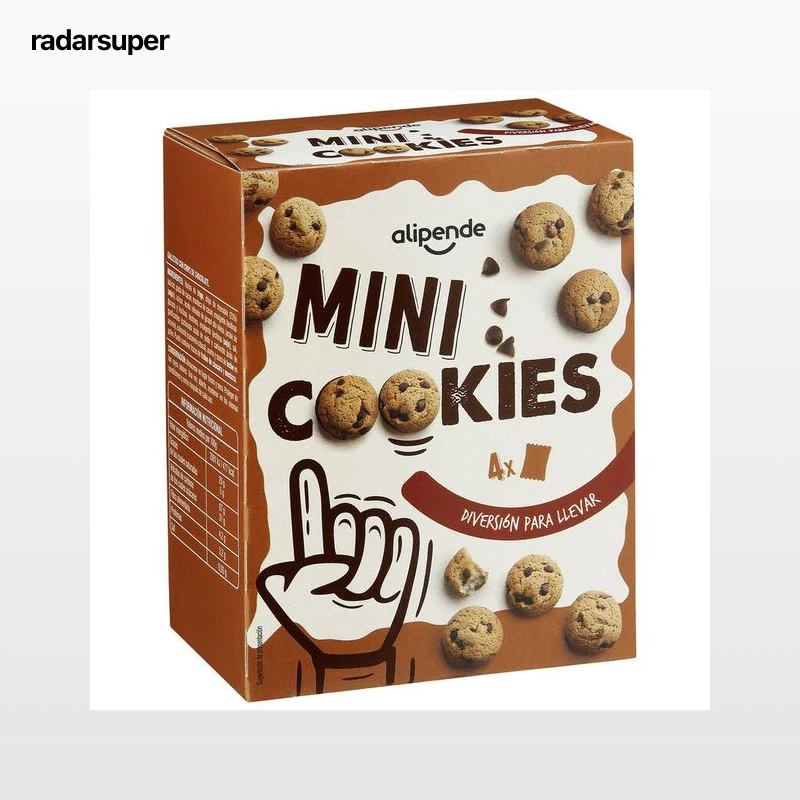 Galleta mini cookies con pepitas de chocolate Alipende 160g