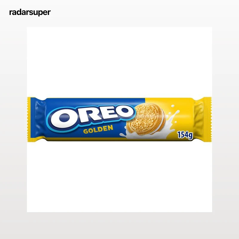 Galleta rellena con crema de vainilla Oreo golden 154g