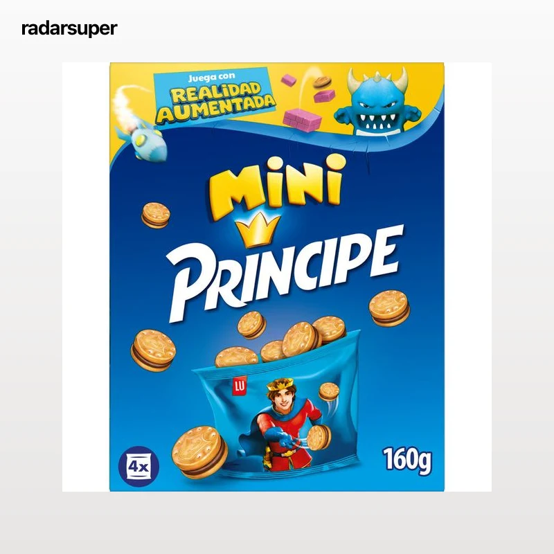Galleta rellena Príncipe lu 160g mini