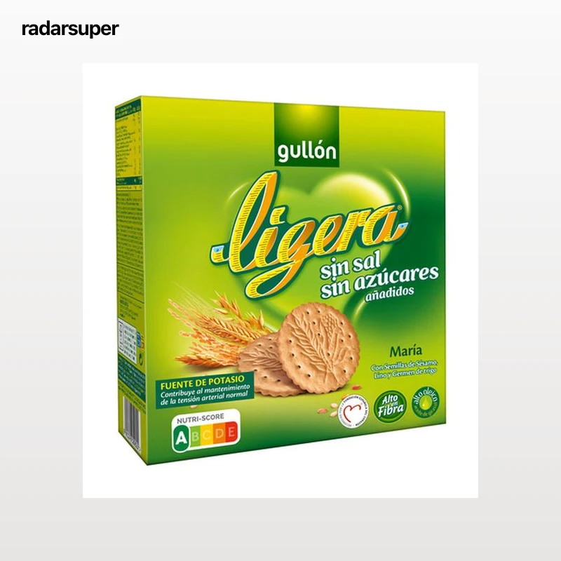 Galleta sin azúcares añadidos sin sal Gullón 600g ligera