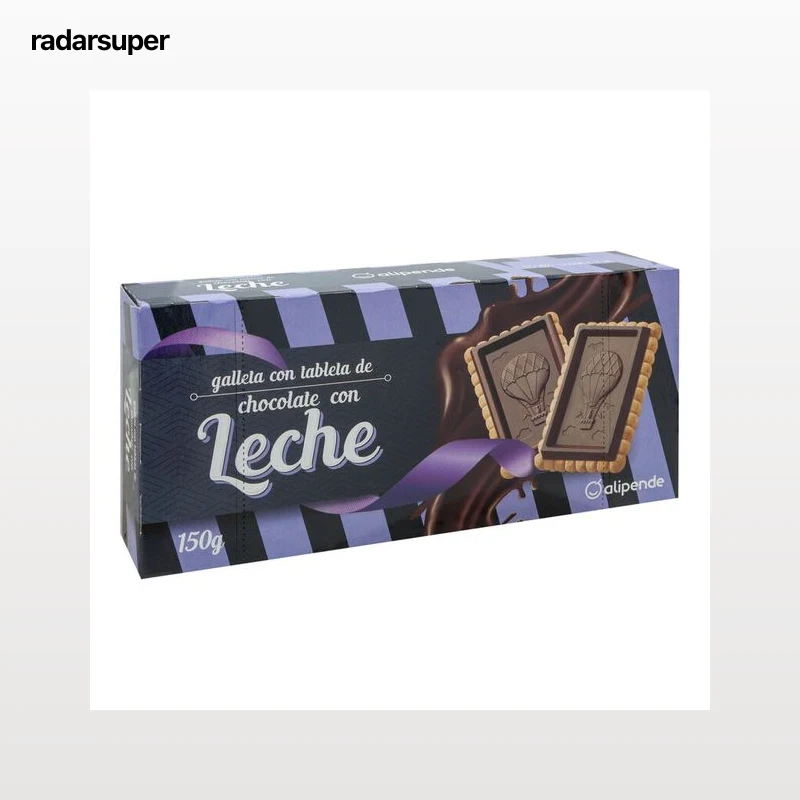 Galleta tableta Alipende 150g chocolate con leche