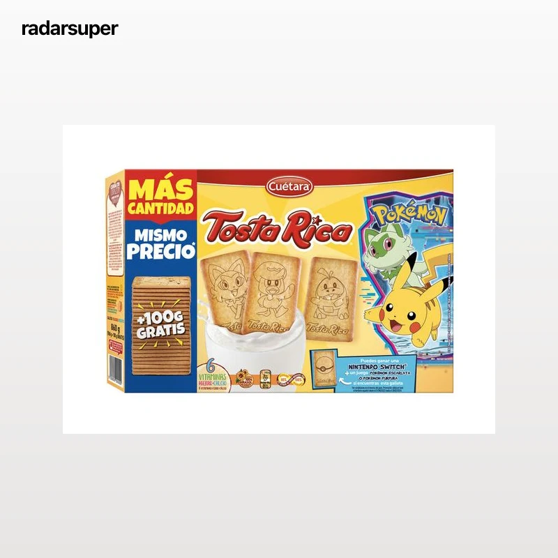 Galleta Tostarica de Cuétara 760g + 100g