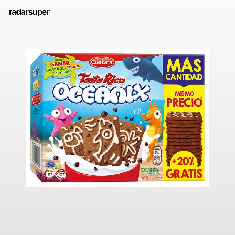 Galleta Tostarica Cuétara Oceanix 400+20%