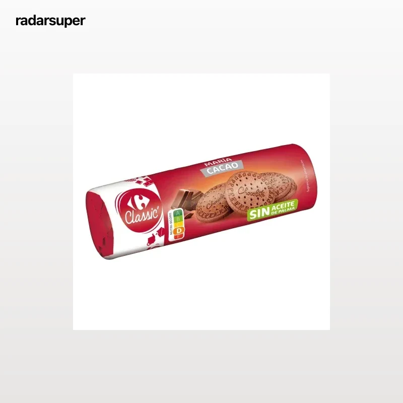 Galletar María al cacao Carrefour Classic 265 g.