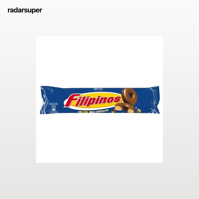 Galletas bañadas de chocolate con leche Filipinos Artiach 128 g.