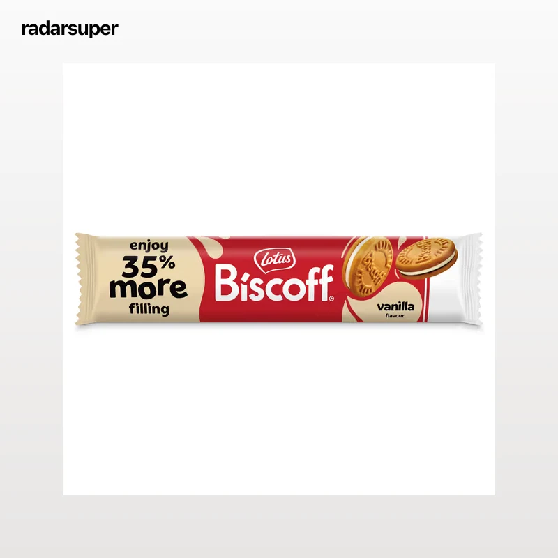 Galletas caramelizadas rellenas de vainilla Lotus Biscoff 154 g