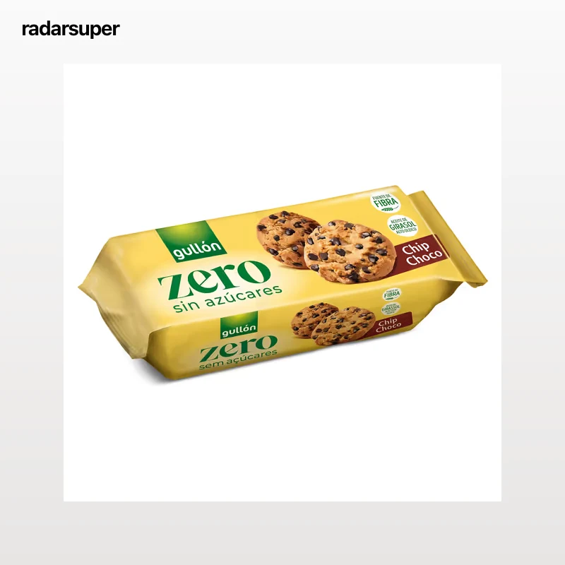 Galletas chip choco con pepitas de chocolate sin azúcares Gullón 125 g