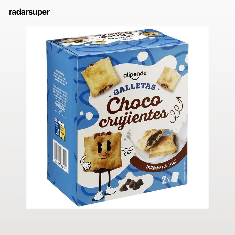 Galletas choco crujientes Alipende 520g