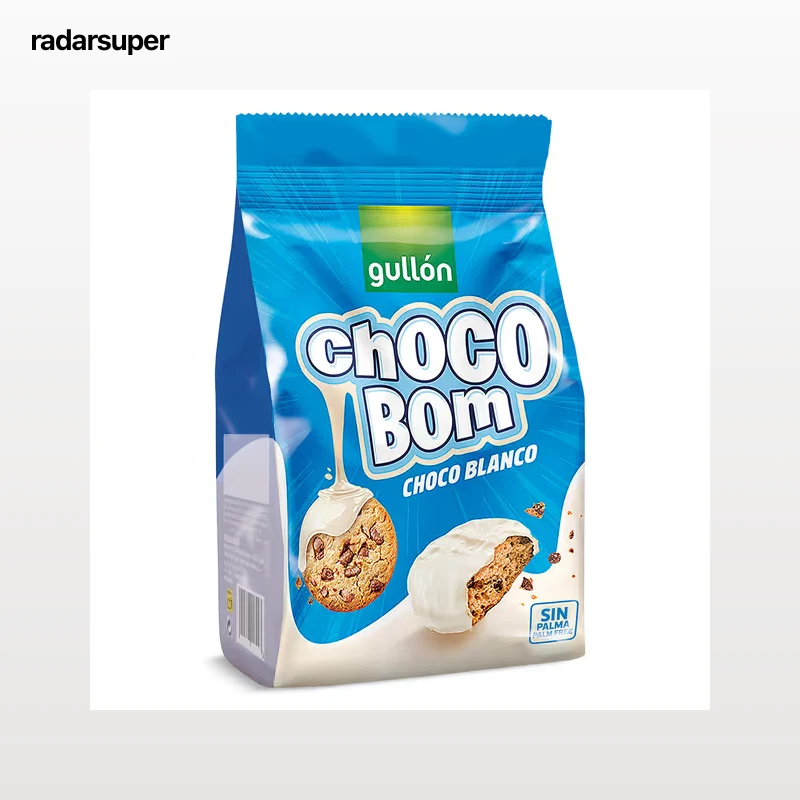 Galletas chocobom chocolate blanco 100 g