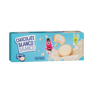 Galletas con chocolate blanco