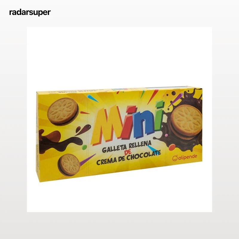Galletas de chocolate min rellenas Alipende 220g
