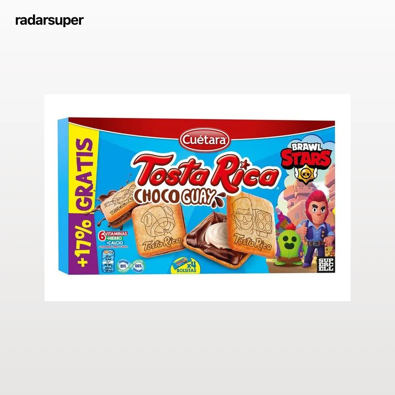 Galletas de chocolate rellenas Chocoguay Tostarica 144 gr + 24g