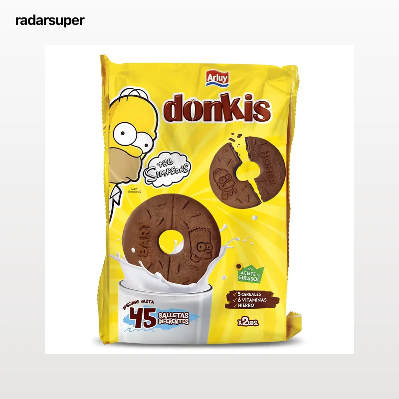 Galletas chocolateadas Los Simpsons Arluy 400 g