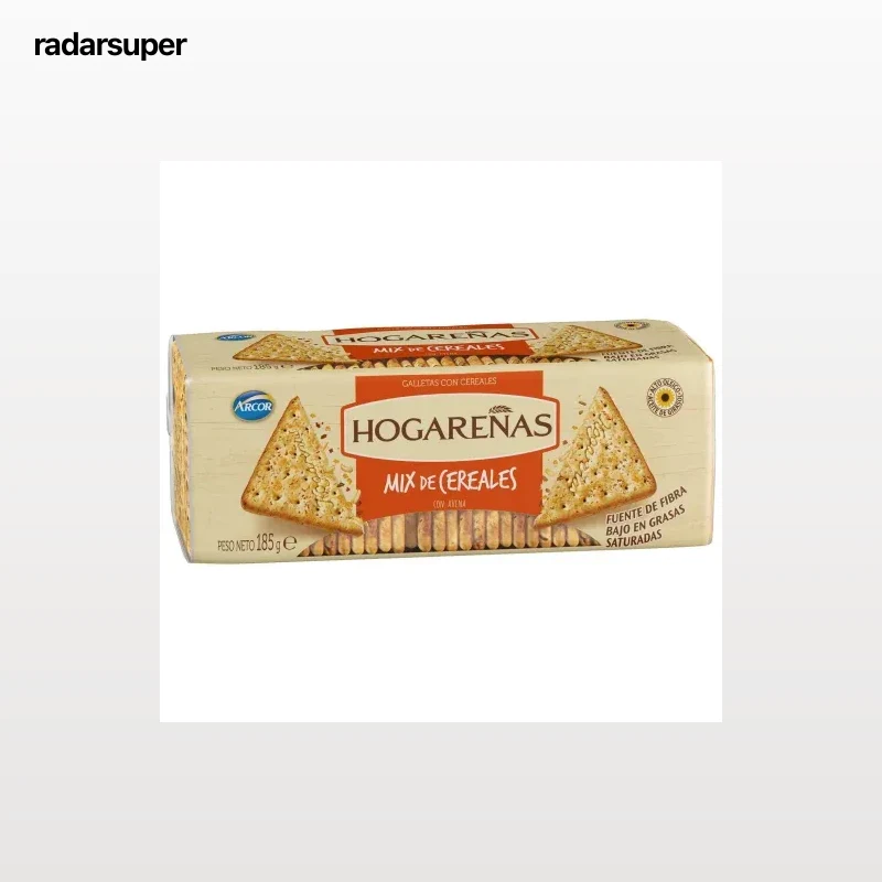 Galletas con cereales Arcor 185 g.