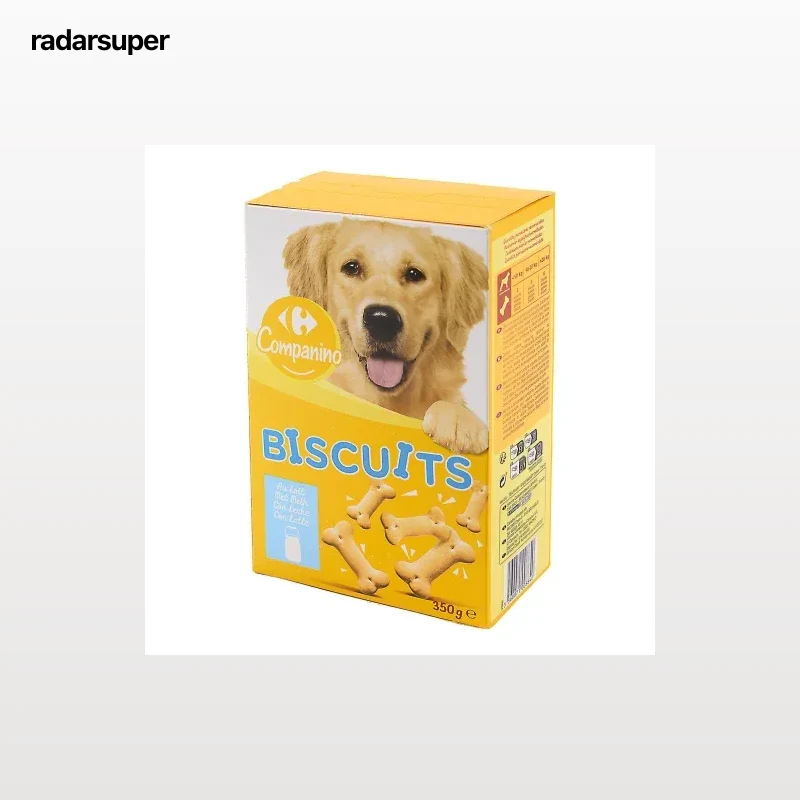 Galletas con leche para perro Carrefour Companino 350 g.