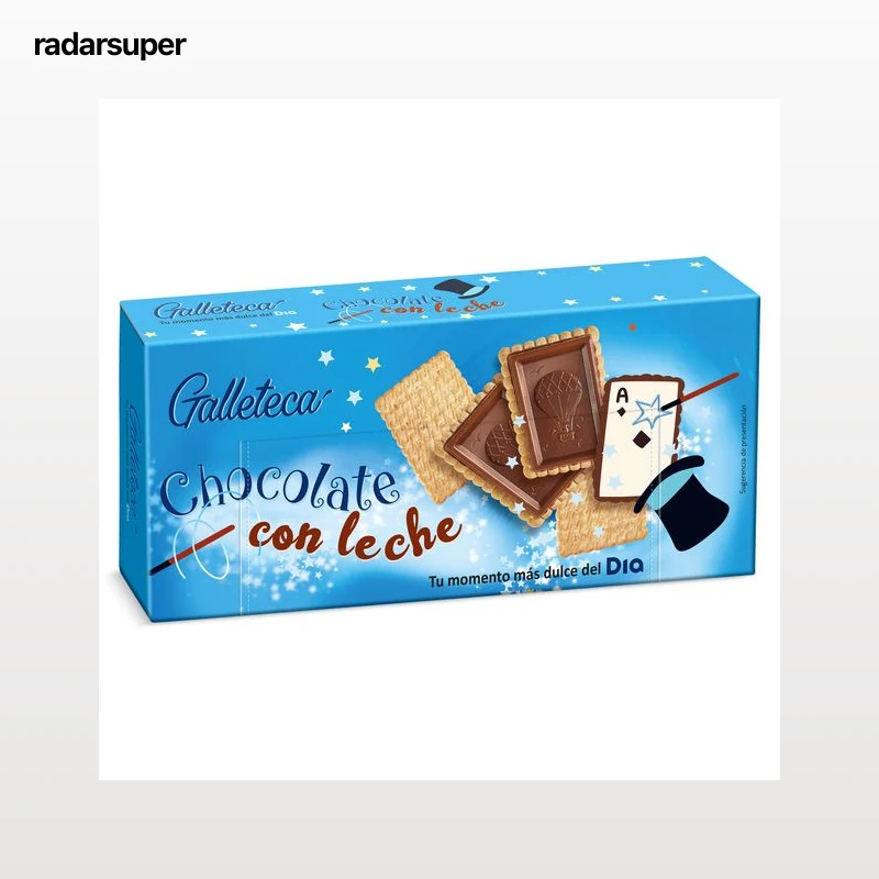 Galletas cubiertas de chocolate con leche Galleteca de Dia 150 g