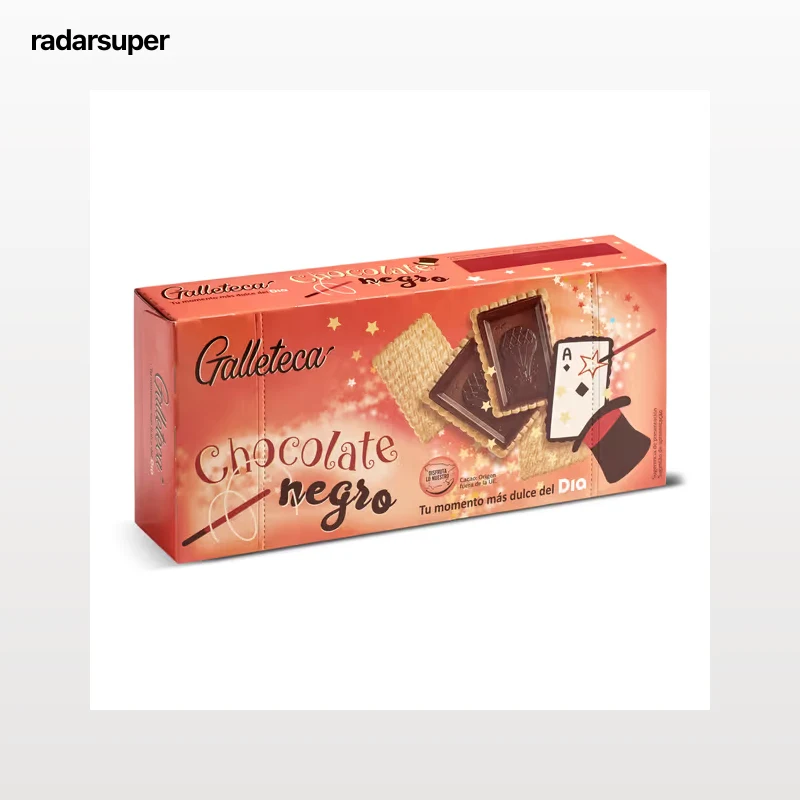 Galletas cubiertas de chocolate negro Galleteca de Dia 150 g