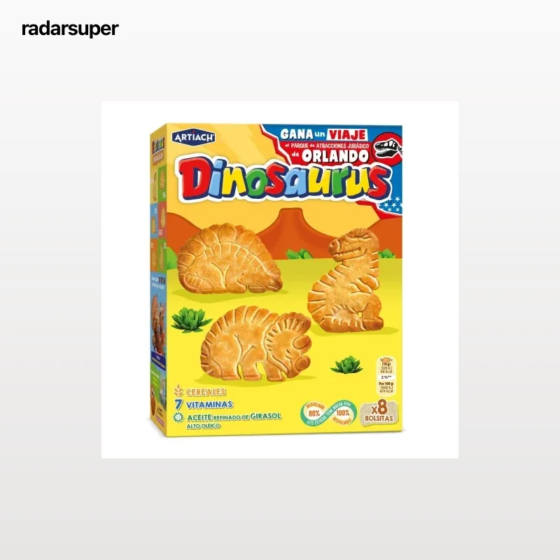 Galletas de cereales Artiach Dinosaurus 329 g.