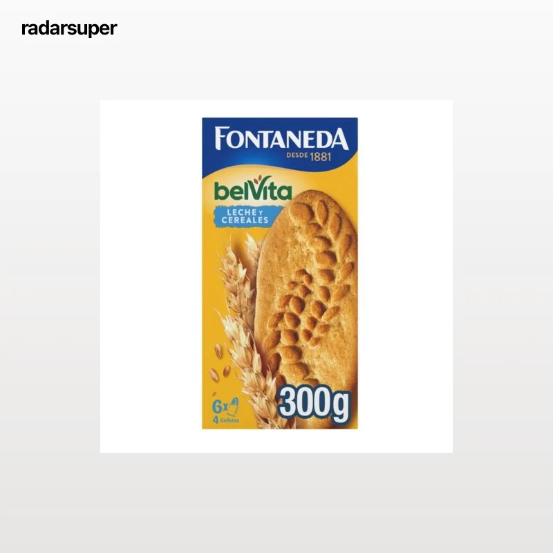 Galletas de cereales con leche Fontaneda Belvita 300 g.