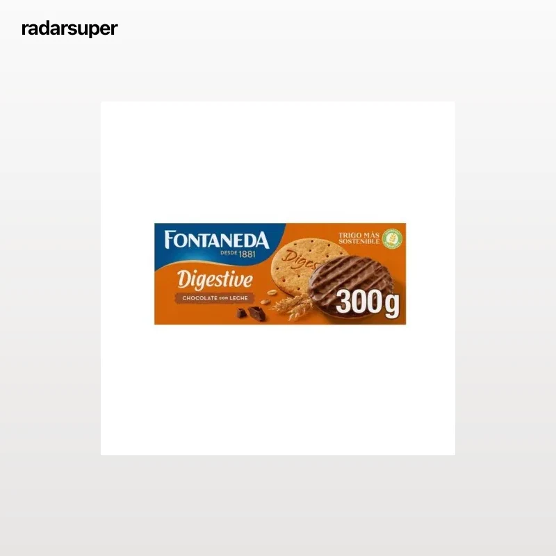 Galletas de chocolate con leche Digestive Fontaneda 300 g.