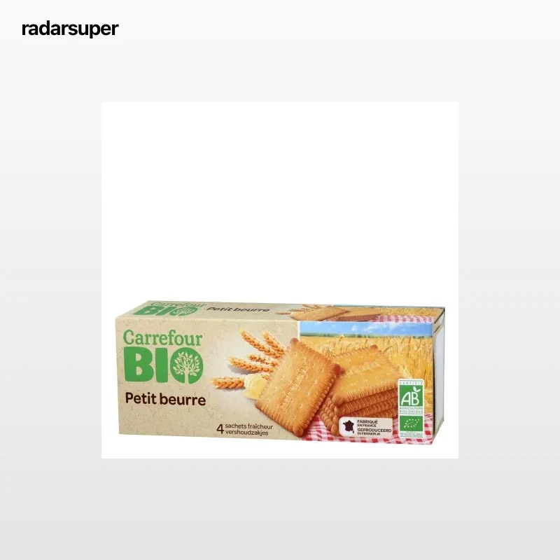 Galletas de mantequilla ecológicas Carrefour Bio 167 g.