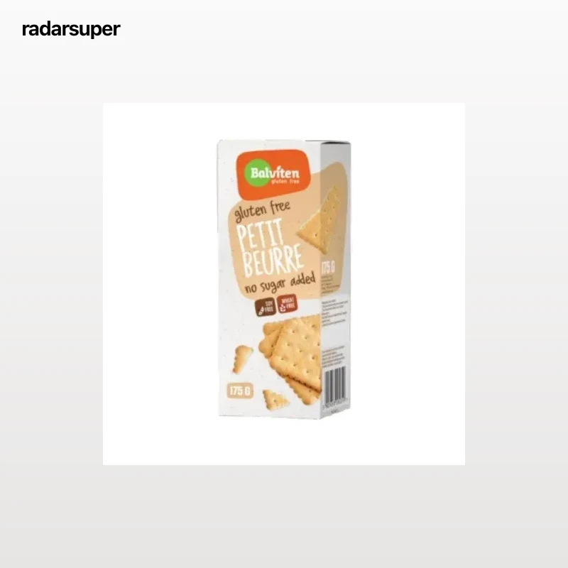 Galletas de mantequilla Petit Balbíten sin gluten y sin azúcar añadido 175 g.