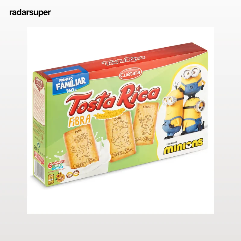 Galletas de desayuno con fibra Cuétara Tostarica 760 g