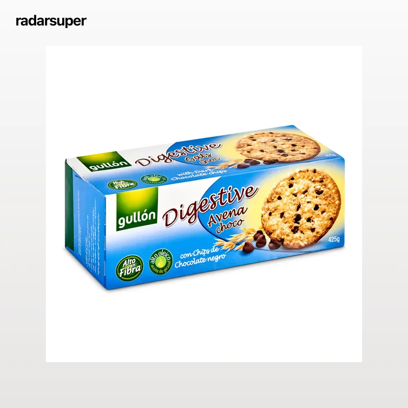 Galletas digestive con avena y chocolate Gullón 425 g