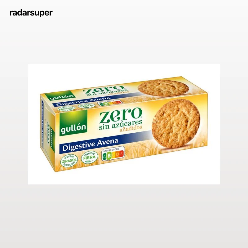 Galletas Digestive Avena Sin Azúcares añadidos Gullón Zero 410g
