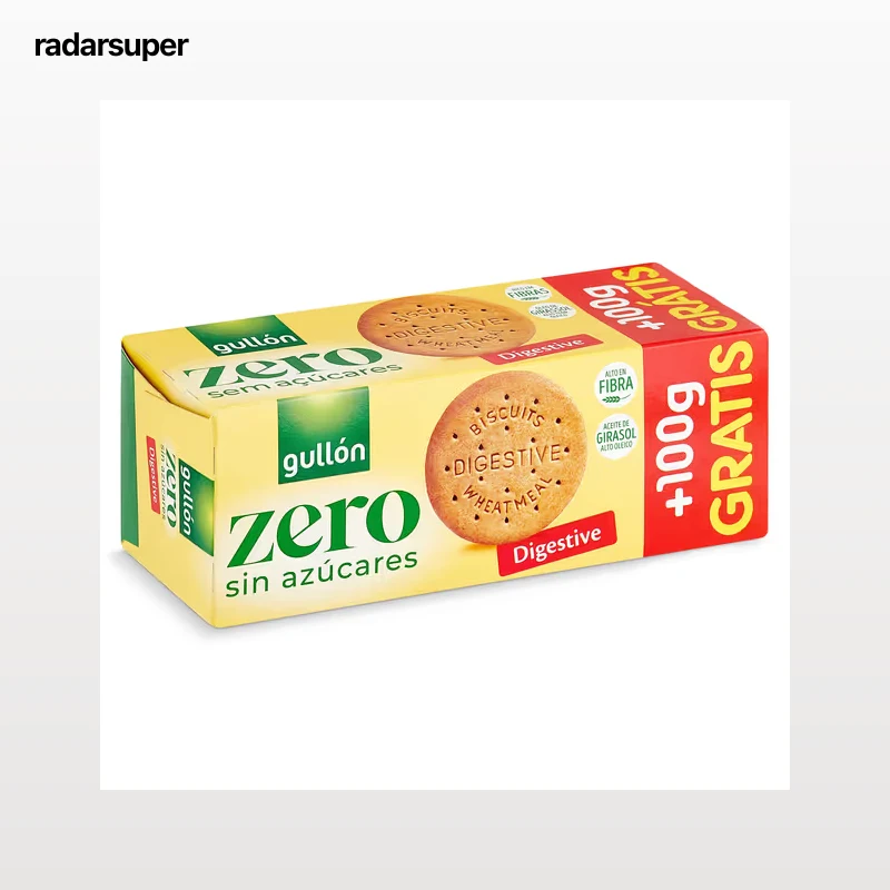 Galletas digestive sin azúcares Gullón 400 g
