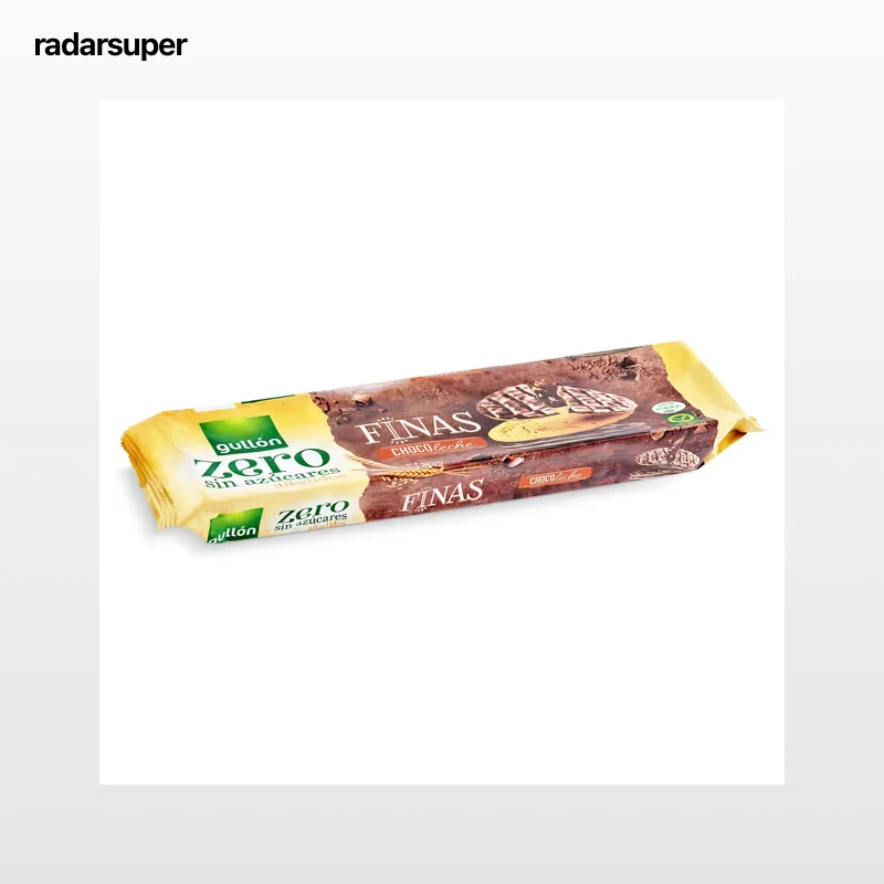Galletas finas cubiertas de chocolate con leche sin azúcares Gullón 150 g