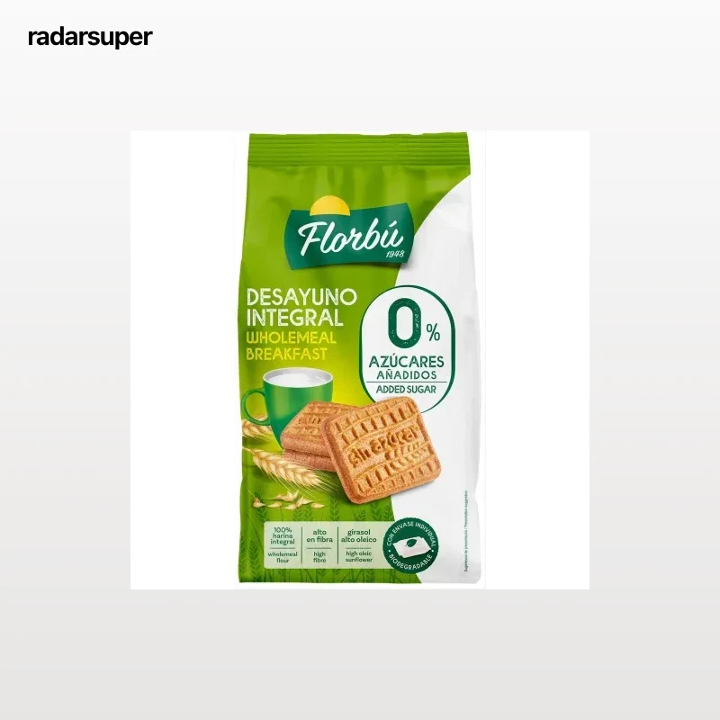 Galletas integral Florbú sin azúcar añadido 350 g.