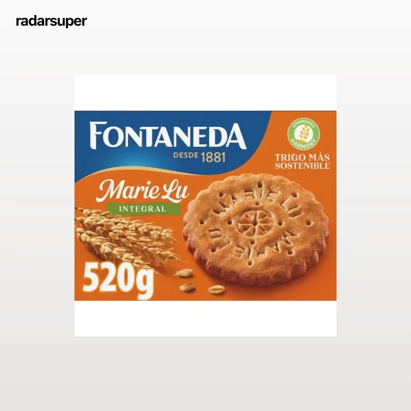 Galletas integrales MarieLu Fontaneda 520 g.