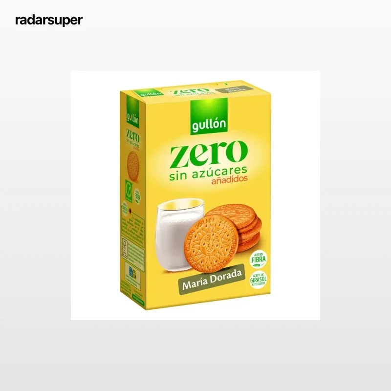 Galletas María dorada Zero Gullón sin azúcar añadido 400 g.