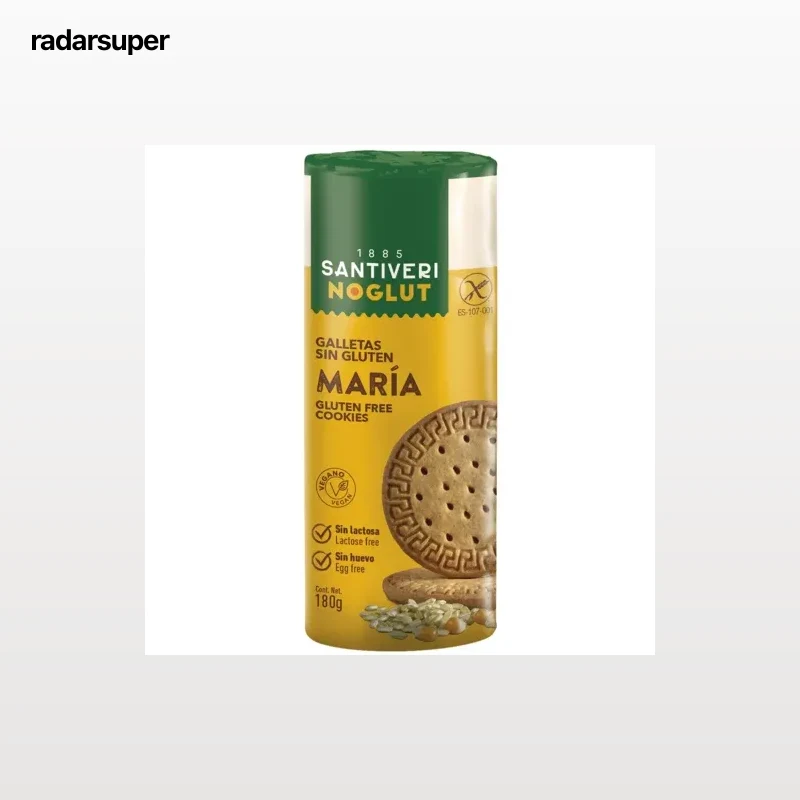Galletas María Santiveri sin gluten y sin lactosa 180 g.