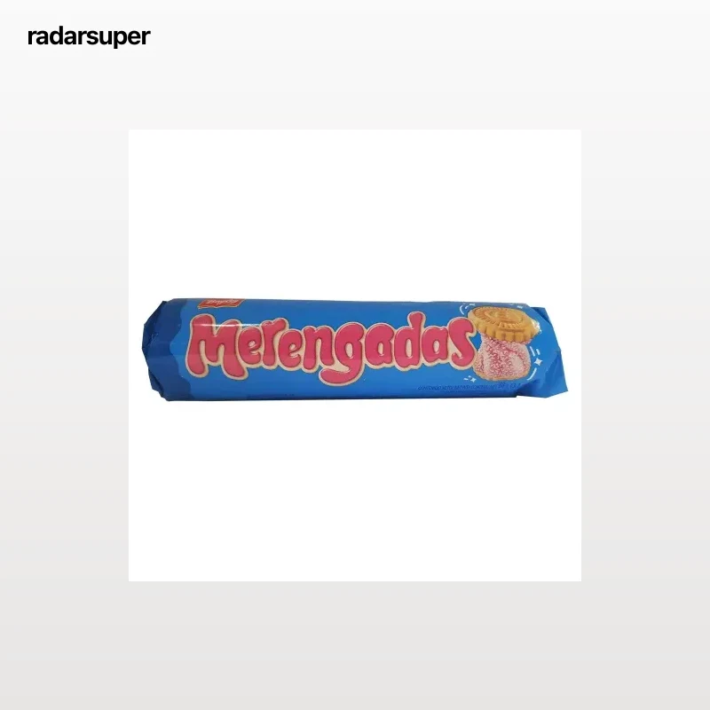 Galletas merengadas con relleno sabor fresa y vainilla Bagley 88 g.