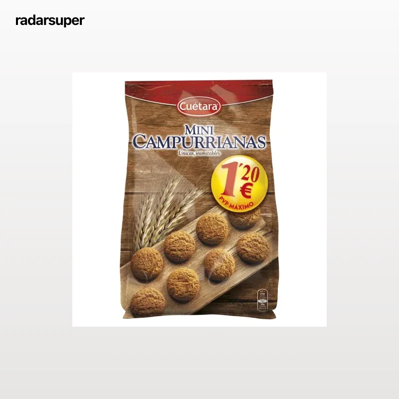Galletas mini campurrianas Cuétara 260 g.