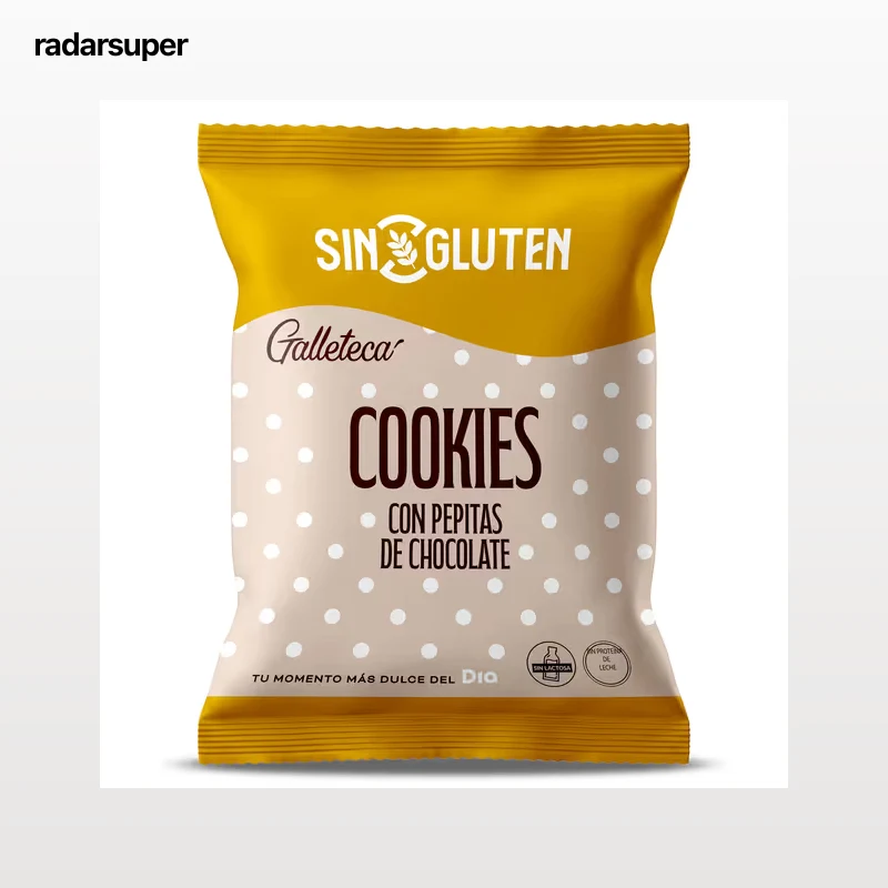 Galletas con pepitas de chocolate sin gluten Galleteca de Dia 120 g