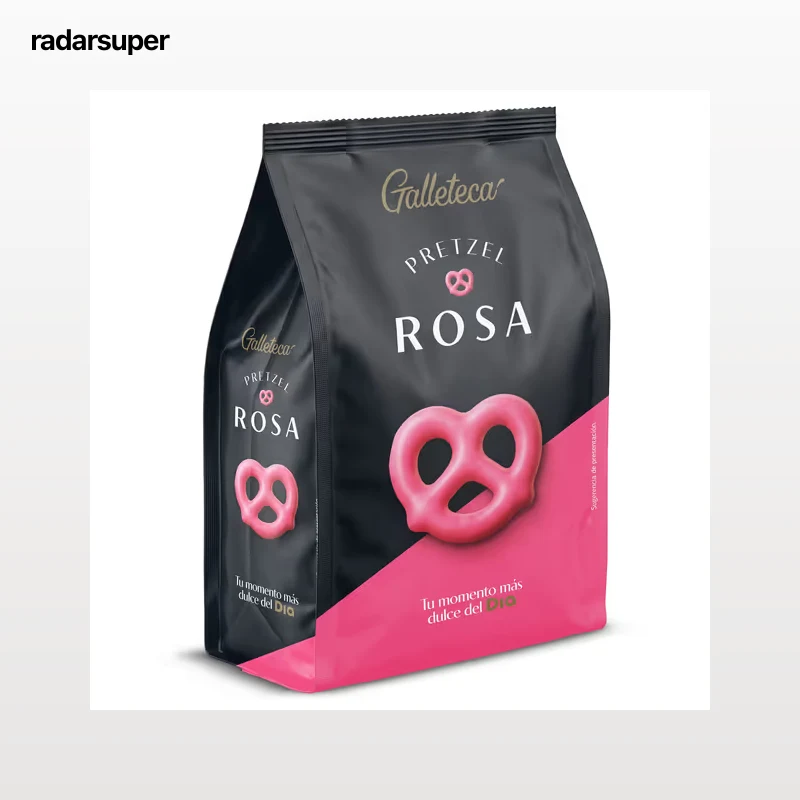 Galletas pretzel rosa Galleteca de Dia 100 g
