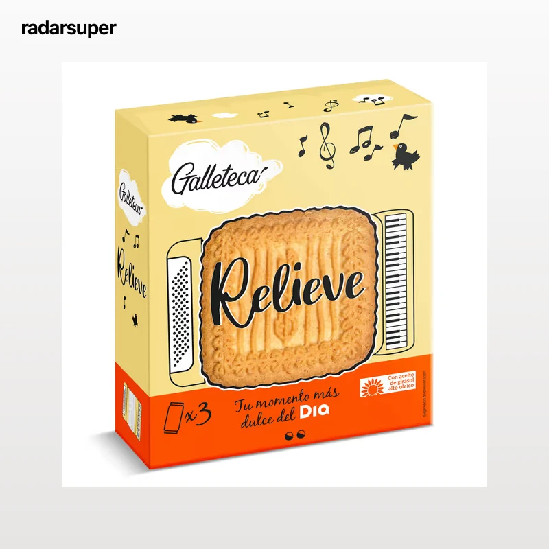 Galletas relieve Galleteca de Dia 735 g