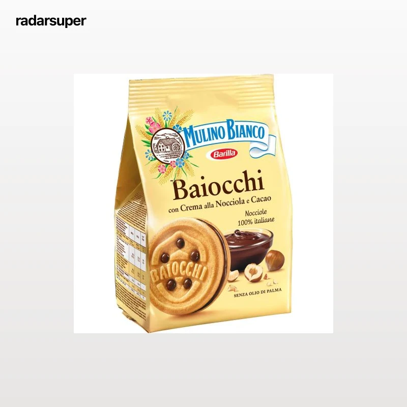 Galletas rellenas Baiocchi Mulino Bianco 260 g.