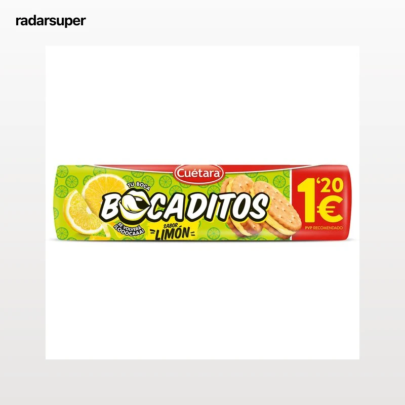 Galletas rellenas de crema de limón Cuétara 150 g