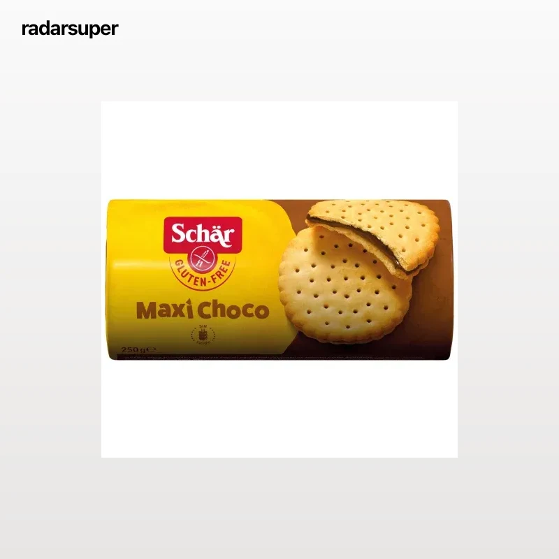 Galletas rellenas de crema de cacao Schär sin gluten  250 g.