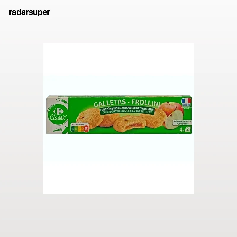 Galletas sablé de manzana Carrefour Classic 100 g.
