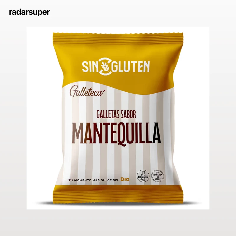 Galletas sabor mantequilla sin gluten Galleteca de Dia 120 g