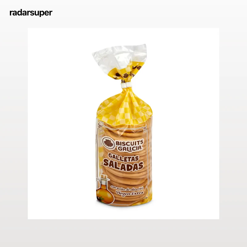 Galletas saladas con aceite de oliva virgen extra Biscuits Galicia 200 g