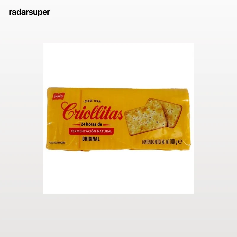 Galletas saladas Criollitas Bagley 100 g.