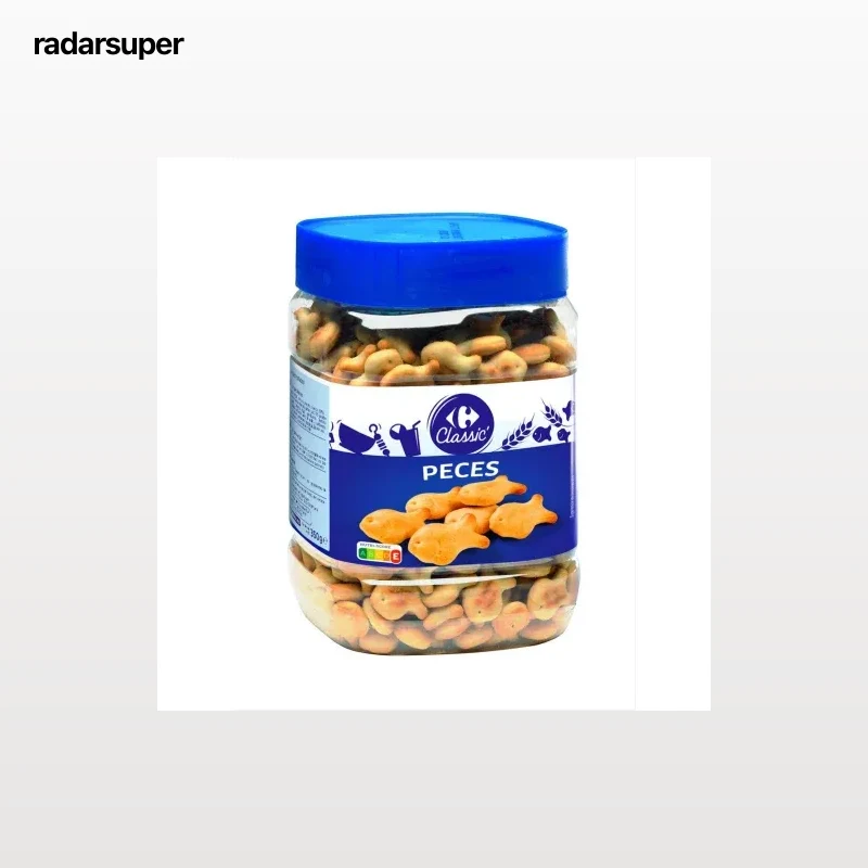 Galletas saladas peces Carrefour Classic 350 g.
