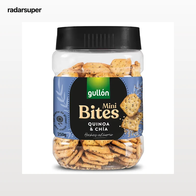 Galletas saladas con quinoa y chía Gullón 250 g