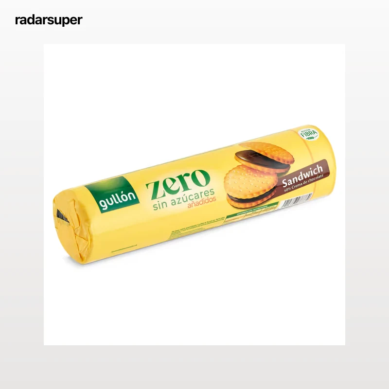 Galletas sándwich con chocolate sin azúcares Gullón 250 g